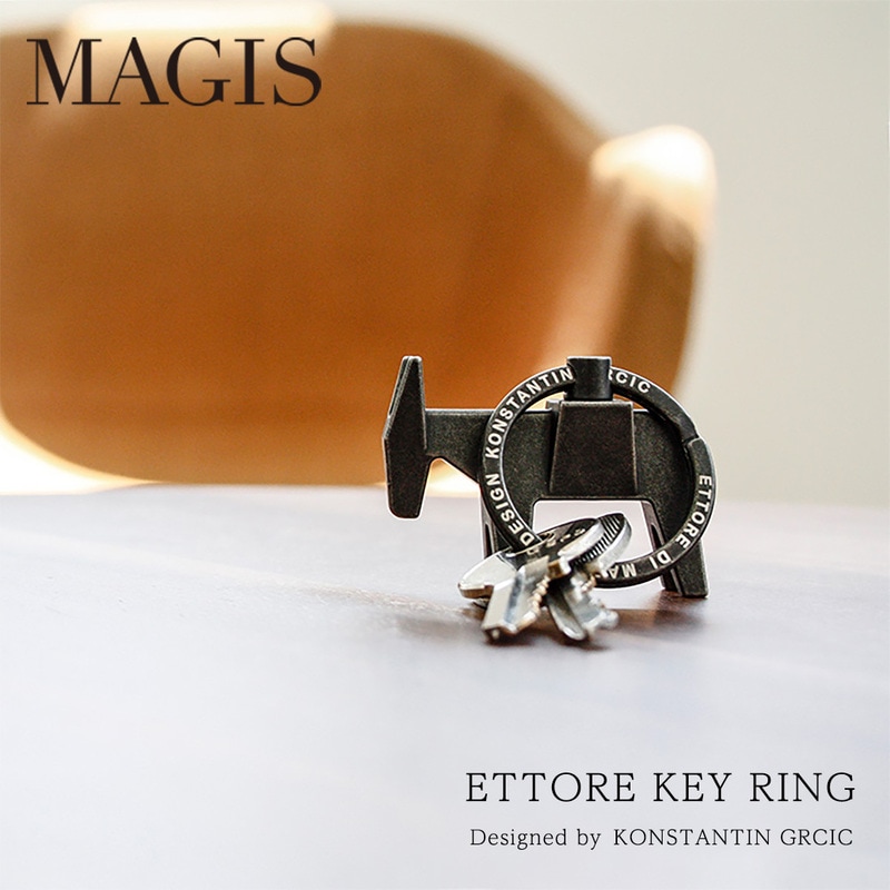 MAGIS マジス ETTORE KEY RING エットレ キーリング コンスタンティン・グルチッチ KonstantinGrcic キーホルダー ミュール ラバ<br><br>マジス創業40周年を記念のブランドアイコン「Ettore エットレ」のキーリングバージョン
