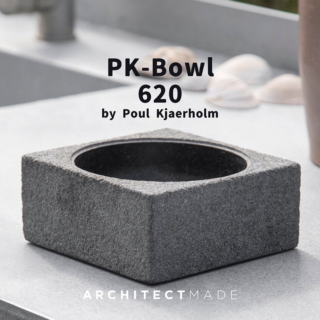 ARCHITECTMADE PK-Bowl 620 アーキテクトメイド  Poul Kjaerholm ポール・ケアホルム 小物入れ ボウル 御影石
