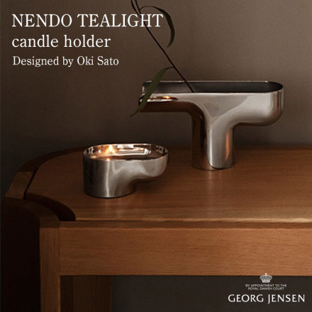 Georg Jensen 硼󥻥 NENDO TEALIGHT candle holder 10019649 Oki Sato ƣ  ƥ쥹 ƥ饤 ɥۥ<br><br>ȿͤơߤΤ￴Ϥɤ֤ФNendoƥ饤ȥۥ