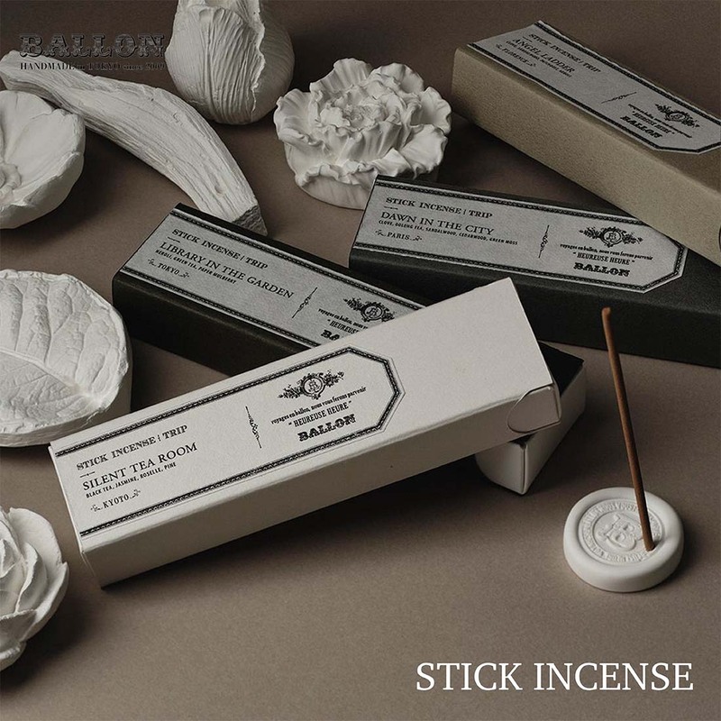 Ballon バロン STICK INCENSE スティックインセンス 20本入り お香 アロマ 線香 香り 日本製 おしゃれ ギフト<br><br> 記憶の中のあの場所へ誘う香り【ギフト特集】