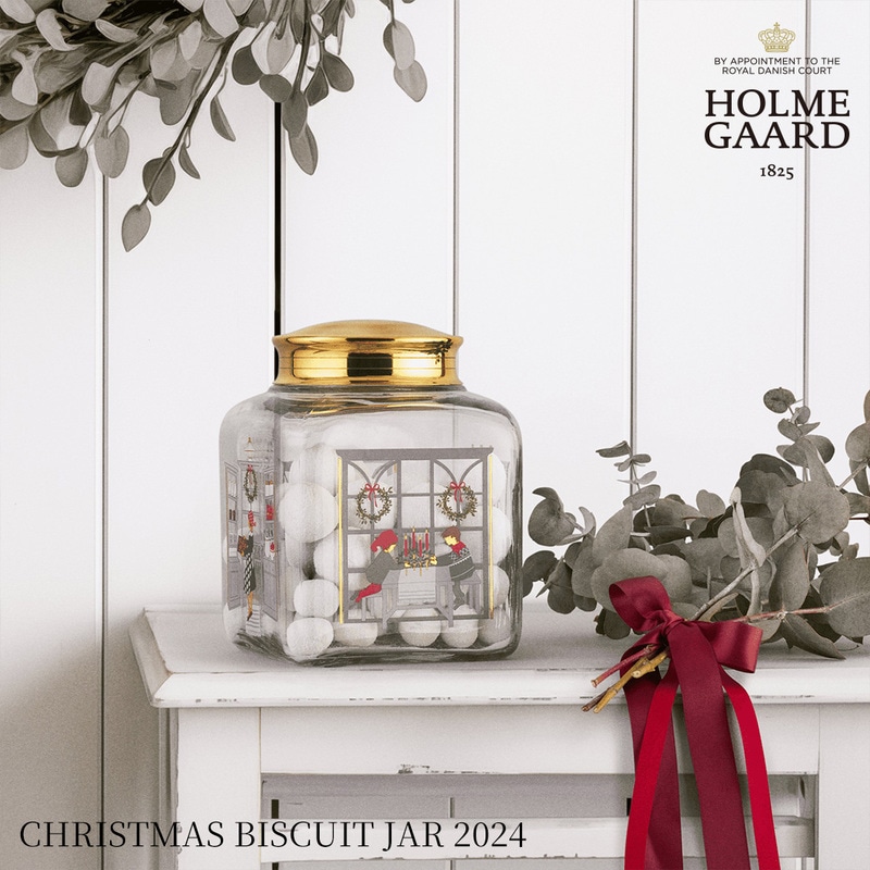 HOLMEGAARD CHRISTMAS Biscuit jar 2024 Jette Frolich ホルムガード クリスマスビスケットジャー イエッテ・フローリッヒ Xmas<br><br>正規代理店品。2024年限定
