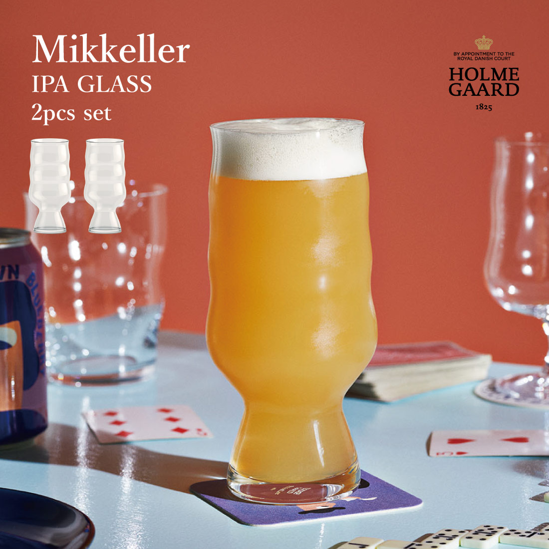【2個セット】IPA GLASS Mikkeller ミッケラー IPAグラス / HOLMEGAARD ホルムガード