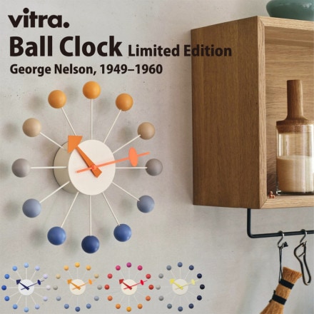 vitra ȥ Ball Clock Limited Edition ܡ å ߥƥåɥǥ George Nelson 硼ͥ륽  ݻ 륯å<br><br>ܡ륯åȯ75ǯȥǤȯ䤫25ǯǰǡܡ륯å