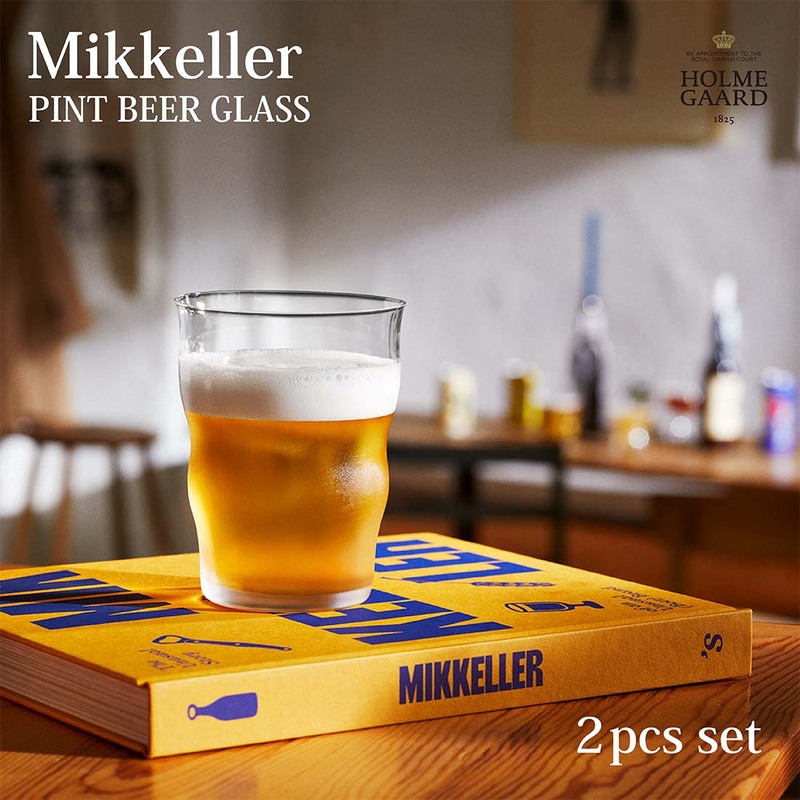 HOLMEGAARD PINT BEER GLASS Mikkeller ホルムガード ミッケラー パイント ビアグラス 2個セット コップ グラス ビール ガラス ギフト<br><br>デンマークのクラフトビールブルワリーMikkellerとのコラボレーショングラス