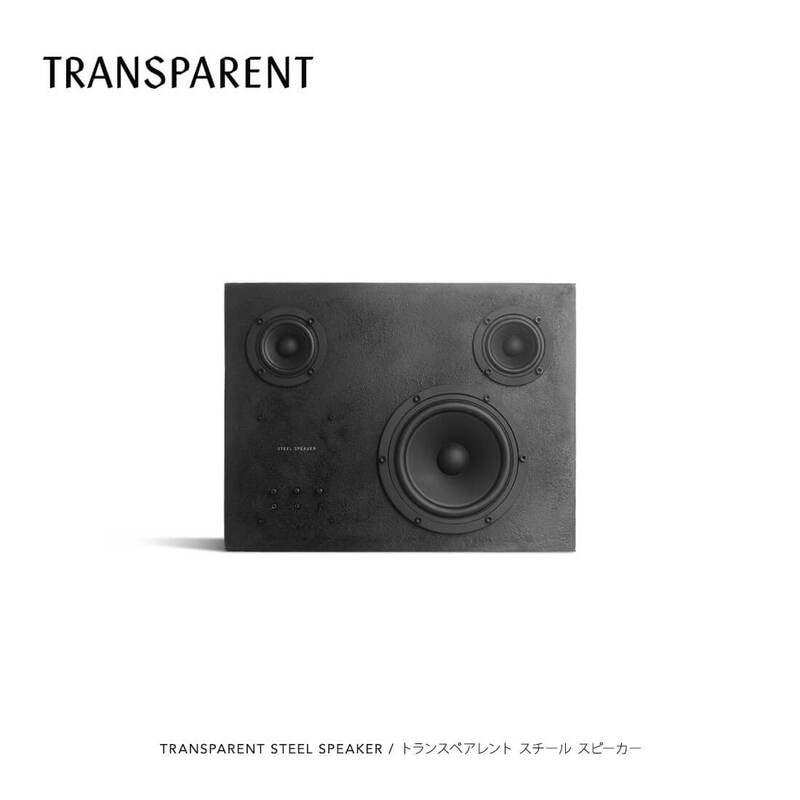 TRANSPARENT STEEL SPEAKER トランスペアレント スチール スピーカー