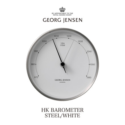 Georg Jensen 硼󥻥 HK BAROMETER STEEL WHITE åڥ Х᡼ ƥ쥹ƥ ۥ磻ȥ 3587586 Henning Koppel إ˥󥰥åڥ <br><br>Τ˵¬ꡢŷͽ¬뵤