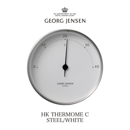 Georg Jensen 硼󥻥 HK THERMOME C STEEL WHITE åڥ ᡼ ƥ쥹ƥ ۥ磻ȥ 3587588 Henning Koppel إ˥󥰥åڥ ٷ<br><br>ݻǵɽ롢쥬Ȥʲٷ