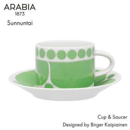 ARABIA ӥ ̥󥿥 å& 280ml 饤ȥ꡼ Sunnuntai Cup&Saucer Birger Kaipiainen ӥ륬ԥͥ<br><br>Źʡ2019ǯ10路ӥ͵ǥ֥̥󥿥