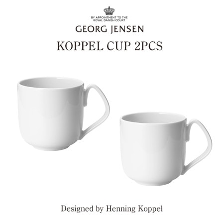 Georg Jensen 硼󥻥 KOPPEL CUP 2ĥå åڥ ޥå 10020482 Henning Koppel إ˥󥰡åڥ<br><br>إ˥󥰡åڥǥο뤳ȤʤĹѤǤǥʡ쥯