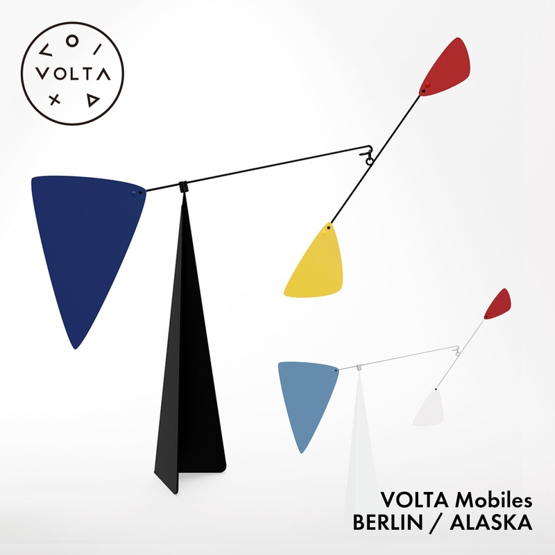 VOLTA Mobiles ヴォルタ モビール BERLIN ベルリン ALASKA アラスカ Oxto&Mario Conti モビール アート インテリア オブジェ スペイン<br><br>スペイン発のVOLTA／ゆったりとゆらめくアートなモビール