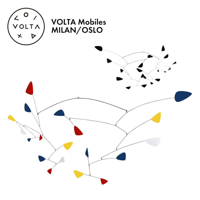 VOLTA Mobiles ヴォルタ モビール OSLO オスロ MILAN ミラノ Oxto&Mario Conti モビール アート インテリア オブジェ スペイン<br><br>スペイン発のVOLTA／ゆったりとゆらめくアートなモビール