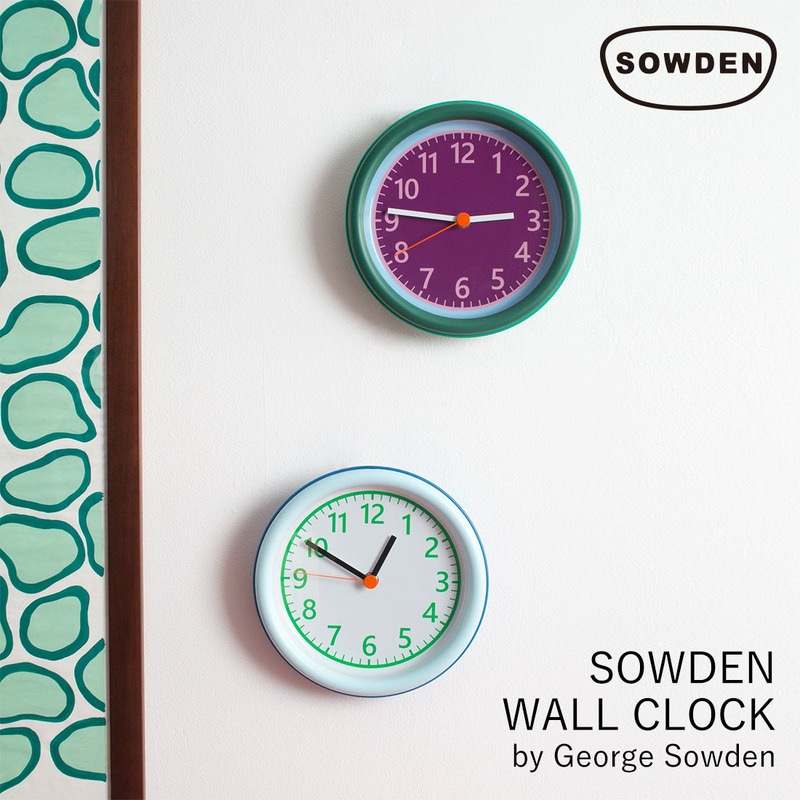 【送料無料・美品】ソーデン　ウォールクロック 掛けフックプレゼント】SowdenLight ソーデンライト SOWDEN WALL CLOCK