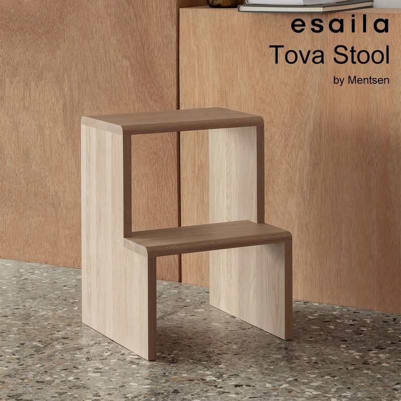 esaila エサイラ Tova Stool トーヴァ スツール Mentsen メンセン 台湾 ステップスツール 脚立 椅子<br><br>大人も子供も使えるステップスツール