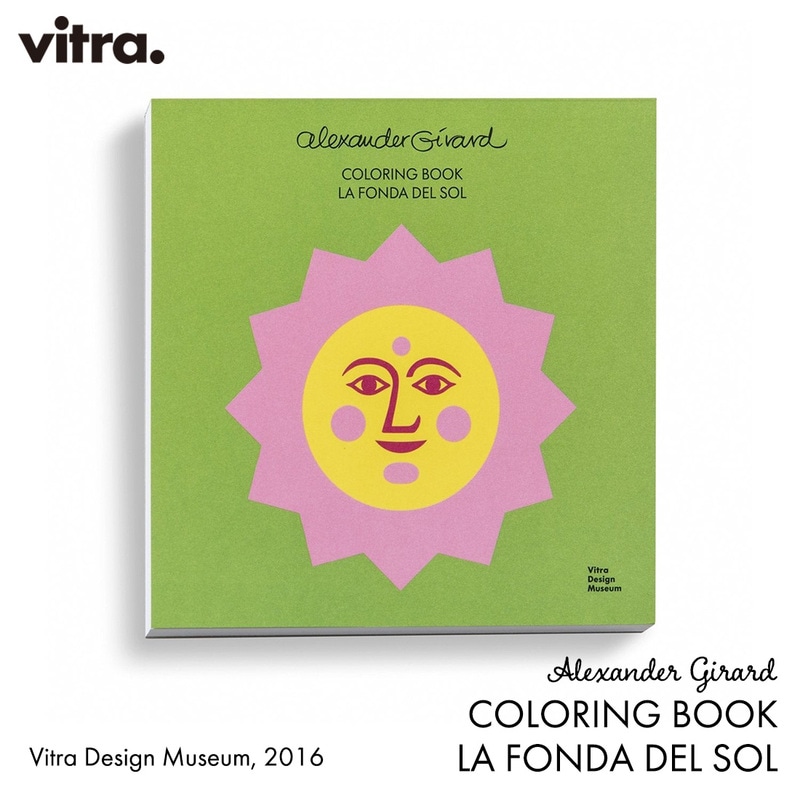 Vitra Design Museum ヴィトラ デザイン ミュージアム Alexander Girard アレキサンダー・ジラード Coloring Book 塗り絵 La Fonda Del Sol ラ・フォンダ・デル・ソル 塗り絵帳 塗り絵本 北欧<br><br>アレキサンダージラードによる遊び心のある塗り絵