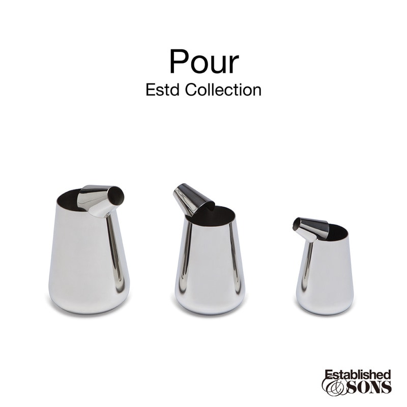 Established&Sons エスタブリッシュドアンドサンズ Pour ポアー ジャグ オイルポット キッチン 花瓶<br><br昔のオイル缶のスタイルに着想を得たデザイン