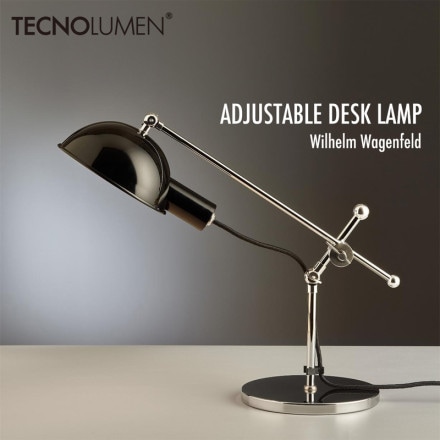 TECNOLUMEN ƥΥ롼 ADJUSTABLE DESK LAMP 㥹֥ ǥ Wilhelm Wagenfeld إࡦե ơ֥ <br><br>ư祤դơ֥