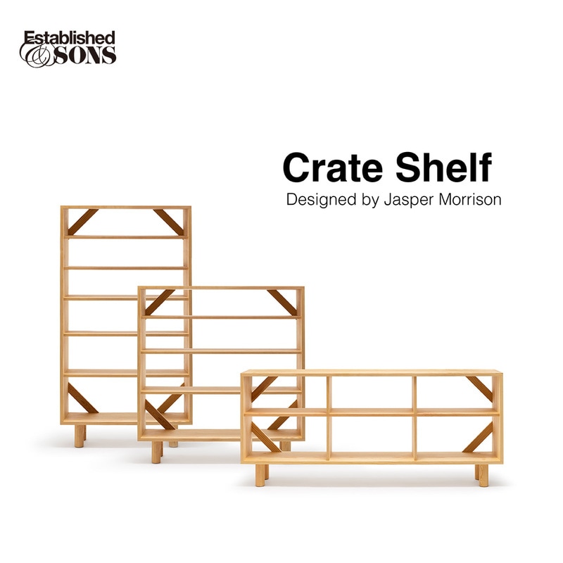 Established&Sons ֥åɥɥ  Crate Shelf 졼ȥ Jasper Morrison 㥹ѡ꥽  ê ǼŪʪβǽܤ꡼