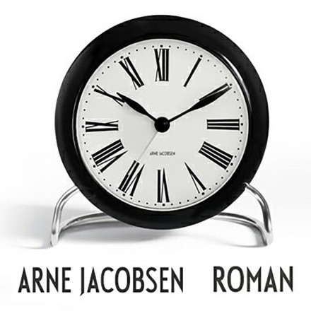 ͡䥳֥ ARNE JACOBSEN ROMAN ޥ 110mm TABLE CLOCK