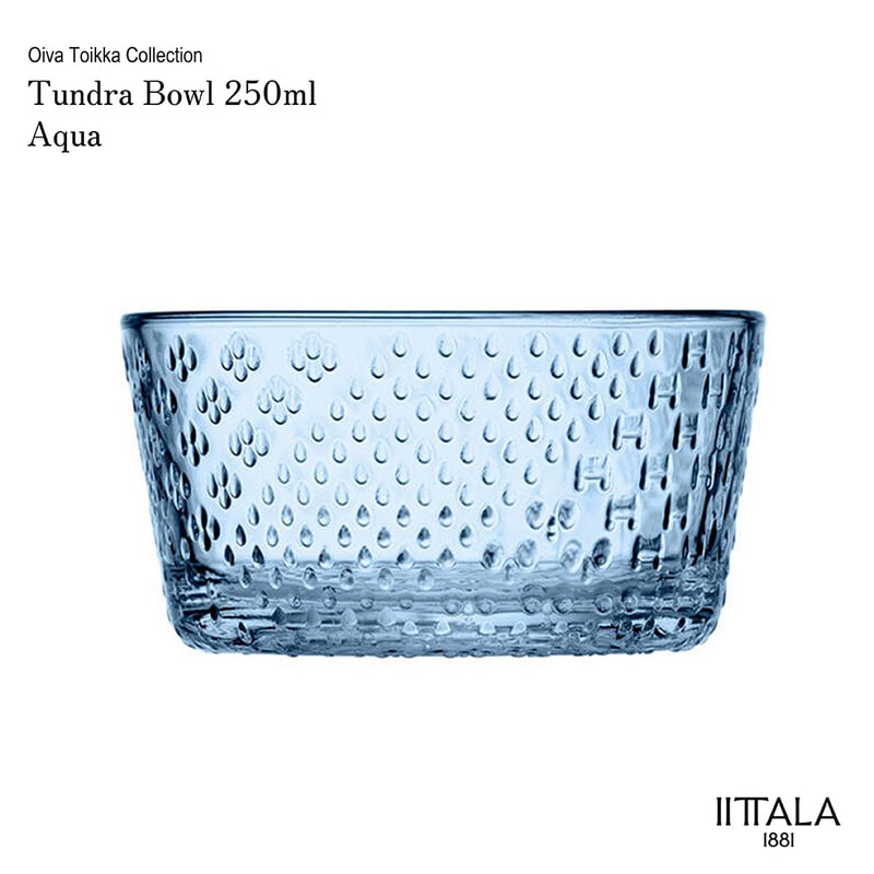 iittala イッタラ Tundra ツンドラ ボウル 250ml アクア Tundra オイバトイッカ