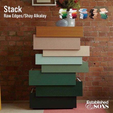 Established&Sons ֥åɥɥ Stack 8drawer å 8 Raw Edges/Shay Alkalay Ǽ ê ý