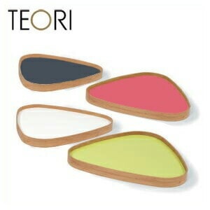 TEORI テオリ ＯＮＥトレイ2カラー乳白 若草色 墨色 猩々緋赤 三角 TEORI テオリ 美しい竹の家具TEORI ＴＷ－ＯＴＳＷＧ ＴＷ－ＯＴＳＢＲ 竹無垢 日本製 岡山 ワントレー