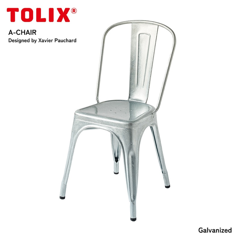 Tolix トリックス A-Chair Aチェア 亜鉛メッキ ガルバナイズド 椅子 チェア グザビエ・ポシャール