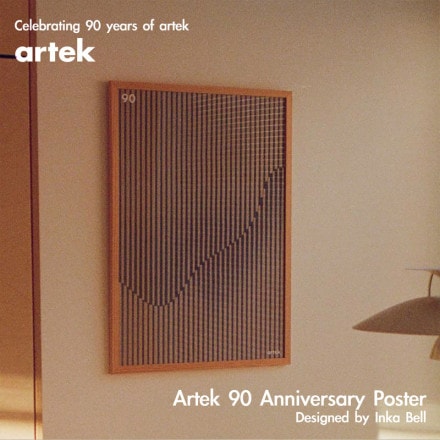 ڥݥȥɥץ쥼ȡartek ƥå Artek 90 Anniversary Poster ˥С꡼ ݥ 5070cm 90ǯǰ 󥫡٥ Inka Bell