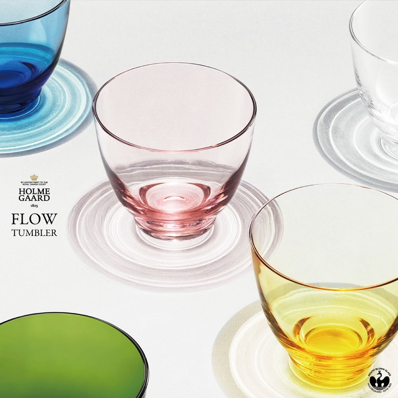 【SALE】クーポン不可 HOLMEGAARD ホルムガード FLOW Tumbler 350ml フロー タンブラー 吹きガラス 無鉛ガラス グラス Mouth-blow glass 北欧 デンマーク 王室御用達 フロウ