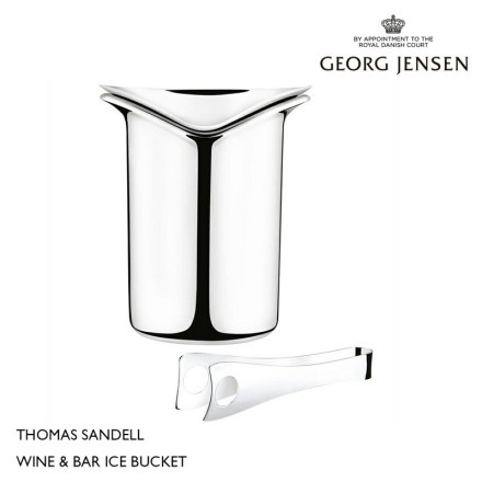 ��SALE�ۥ����ݥ��Բ� Georg Jensen ���硼�������󥻥� Thomas Sandell �ȡ��ޥ� ����ǥ� 3586961 WINE & BAR ICE BUCKET �磻�� �������Х����å�&�ȥ� �̲�����