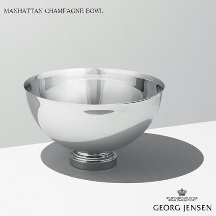 ��SALE�ۥ����ݥ��Բ� Georg Jensen ���硼�������󥻥� MANHATTAN CHAMPAGNE BOWL �ޥ�ϥå��� �����ѥ� �ܥ��� 3586084