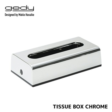 ��SALE�ۥ����ݥ��Բ� gedy ���ǥ� �ƥ��å���ܥå��� �������� Tissue Box Chrome Makio Hasuike ϡ�� ��Ϻ �����ꥢ