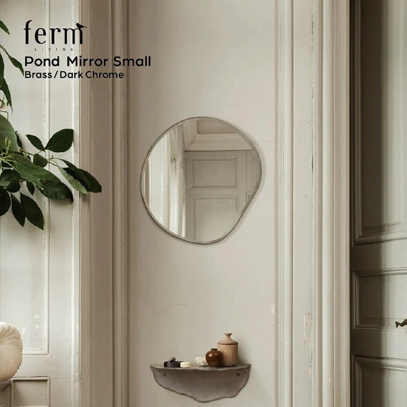 【SALE】【日本正規販売品】クーポン不可 ferm LIVING ファームリビング Pond Mirror ポンドミラー Small 北欧 デンマーク