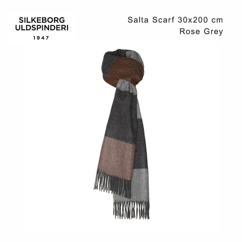 【SALE]】クーポン不可 Silkeborg Uldspinderi シルケボー ウルドスピンデリ Salta サルタ Scarf 30x200cm