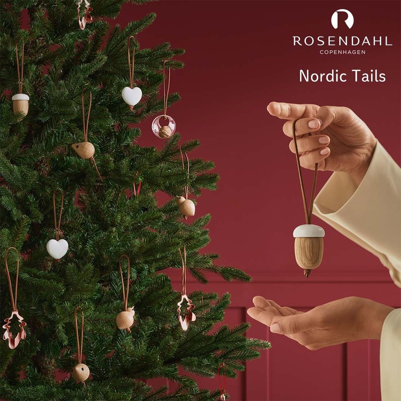 【SALE】クーポン不可 ROSENDAHL COPENHAGEN Nordic Tails クリスマス オーナメント ローゼンダール コペンハーゲン ノルディックテイルズ フクロウ スパロー ドングリ バスケット 北欧 デン