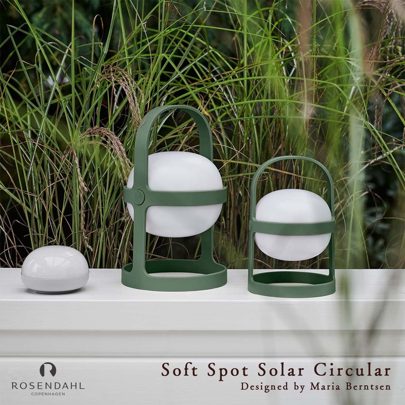 【SALE】クーポン不可 ROSENDAHL COPENHAGEN ソフト スポット ソーラー サーキュラー Soft Spot Solar Circular Portable Lamp ローゼンダール コペンハーゲン 北欧 デンマーク Maria Berntsen マリア・バーントセン ソーラー充電 ポータブルランプ 防災 アウトドア