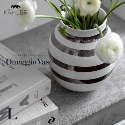 ��SALE�ۥ����ݥ��Բ� ��KAHLER �����顼��Omaggio ���ޥ��� Silver Large �ե��١��� ���� ƫ�� ������ �̲� �ǥ�ޡ���691792