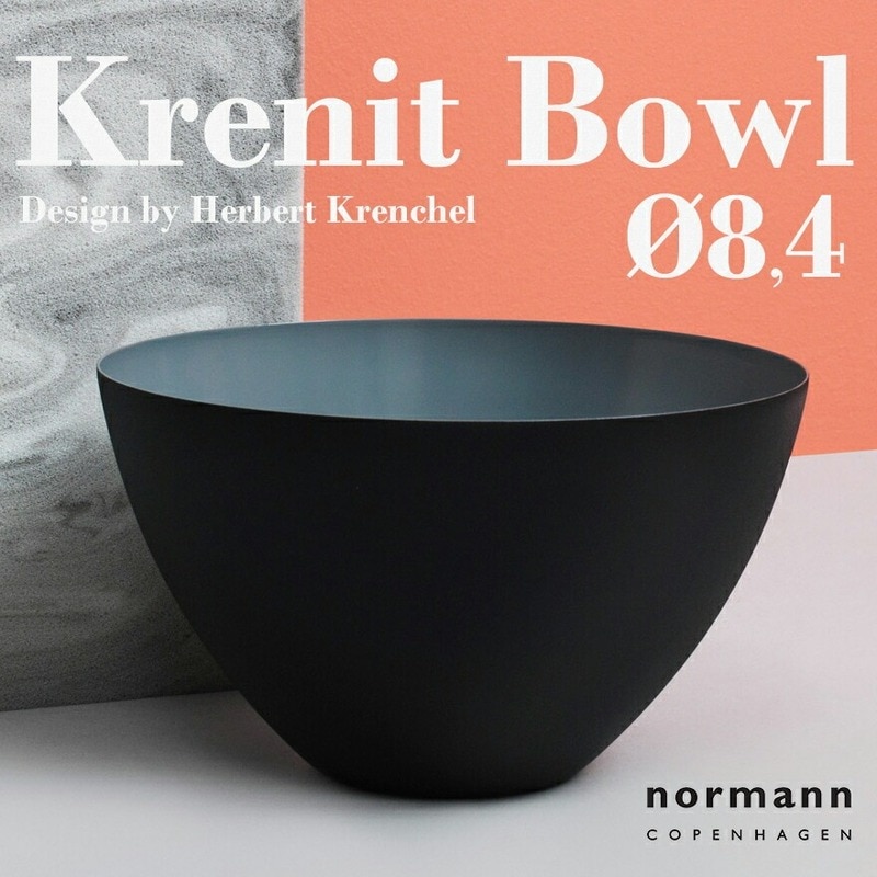 【SALE】クーポン不可 【normann COPENHAGEN】Krenit Bowl クレニットボウル 84mmノーマン コペンハーゲン Herbert Krenchel ヘルベルト・クレンチェル ホーロー 琺瑯 ボウル つや消し【商品】