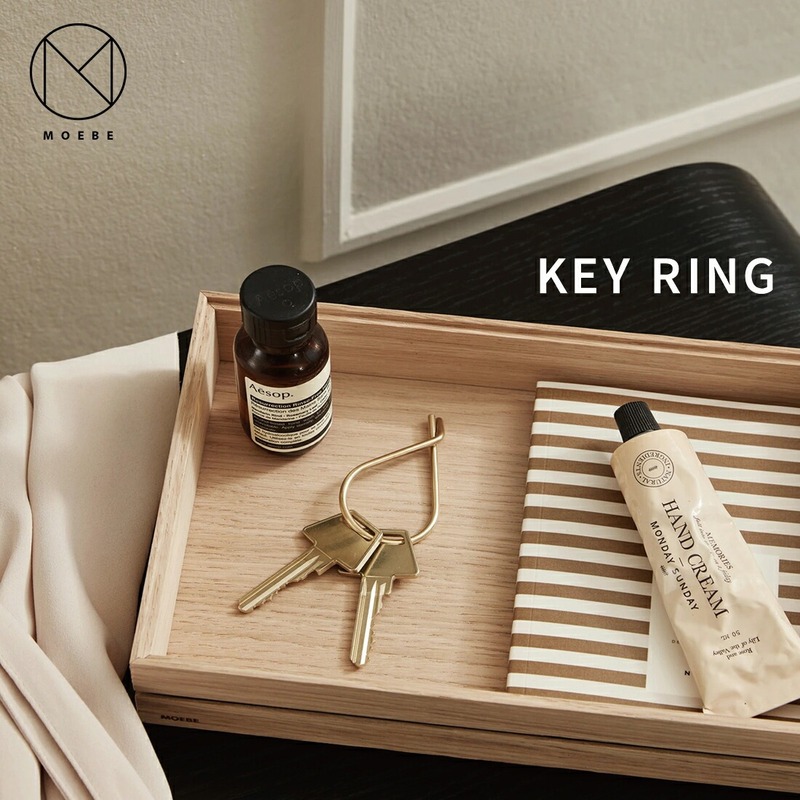 【SALE】クーポン不可 MOEBE　ムーベ　KEYRING　キーリング　デンマーク　北欧　ミニマル