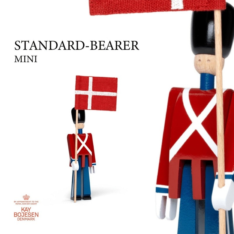 【SALE】クーポン不可 KAY BOJESEN DENMARK カイ･ボイスン STANDARD-BEARER MINI 衛兵 ミニ 旗持ち Kay Bojesen デンマーク 木製 ギフト 置物 オブジェ