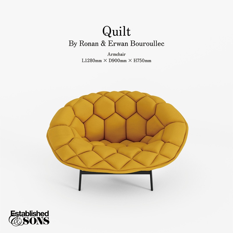 Established&Sons Quilt ����� L1280 Ronan&Erwan Bouroullec ���ʥ� ������ �֥��å� ������ �ػ� ���������ʽ��餫���դä���Ȥ����ܥ�塼��Υ�����