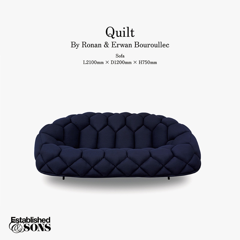 Established&Sons Quilt ����� L2100 Ronan&Erwan Bouroullec ���ʥ� ������ �֥��å� ���ե� ���������ʽ��餫���դä���Ȥ����ܥ�塼��Υ�����