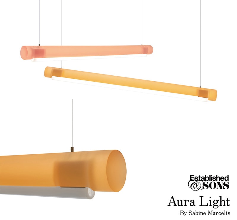 【トートバッグプレゼント】Established&Sons エスタブリッシュドアンドサンズ Aura Light オーラライト Sabine Marcelis サビーネ・マルセリス 電気工事仕様 照明 天井 ライト