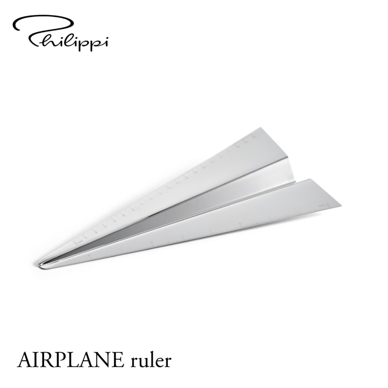 PHILIPPI AIRPLANE ruler エアプレーンルーラー フイリッピ Joerg Langkop ヨルグ・ランコップ 飛行機定規<br><br>ユニークな形状と機能を備えた定規