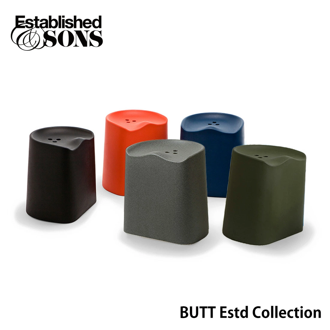 【展示品】クーポン不可 Established&Sons BUTT Estd Collection エスタブリッシュドアンドサンズ バット スタッキングチェア モノブロック
