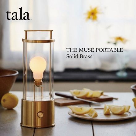tala ���� THE MUSE PORTABLE �����ߥ塼�� �ݡ����֥�饤�� Solid Brass ����åɥ֥饹 ��� �ơ��֥���� ���� Ĵ��Ĵ����ǽ LED