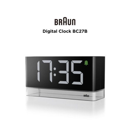 BRAUN �֥饦�� Digital Alarm Clock BC27B �ǥ����륢�顼�९���å� �ǥ�����������ॹ �֤����� LED ñ4���ӡڥ��ե��ý���