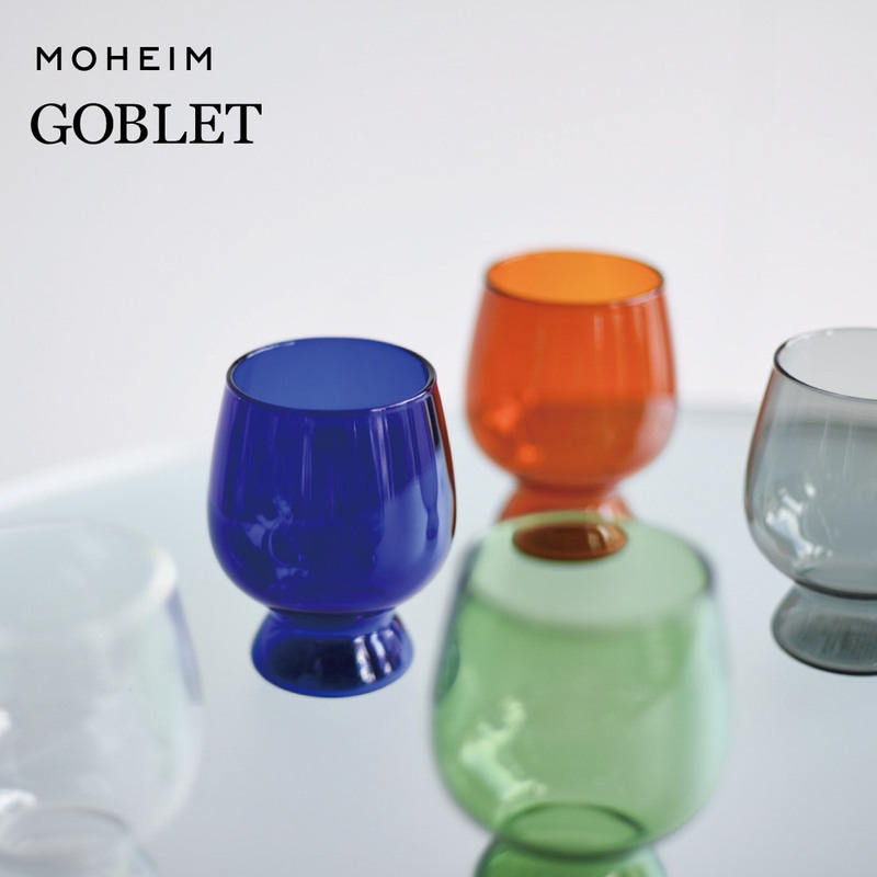 MOHEIM モヘイム GOBLET ゴブレット グラス コップ 竹内茂一郎 Shigeichiro Takeuchi<br>電子レンジ、食洗機も使用可能