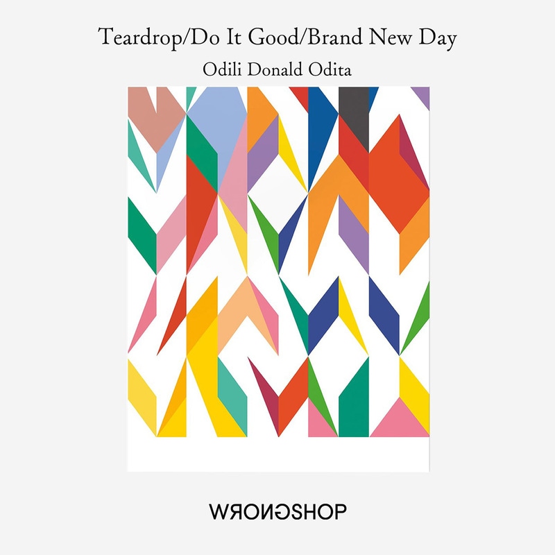 WRONGSHOP ロングショップ ティアドロップ/ドゥ・イット・グッド/ブラン・ニュー・デイ オディリ・ドナルド・オディタ ポスター アート フレーム 額装<br>建築空間を変容させるリズミカルな構成