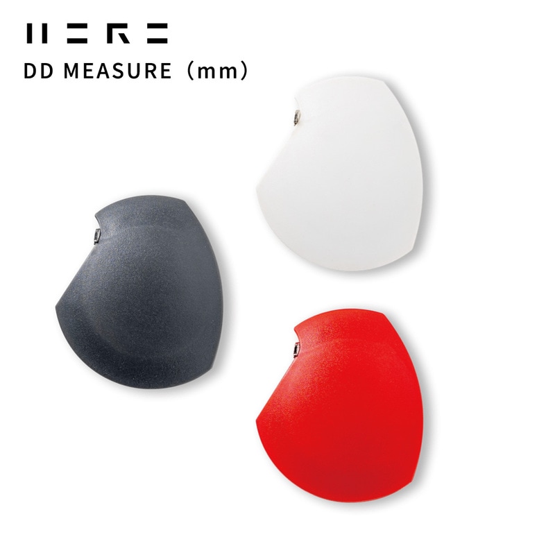 HERE ひあ DD MEASURE（mm） メジャー 2m 黒川雅之 巻き尺 コンパクト<br>約W6×D1.4cmのコンパクトなメジャー