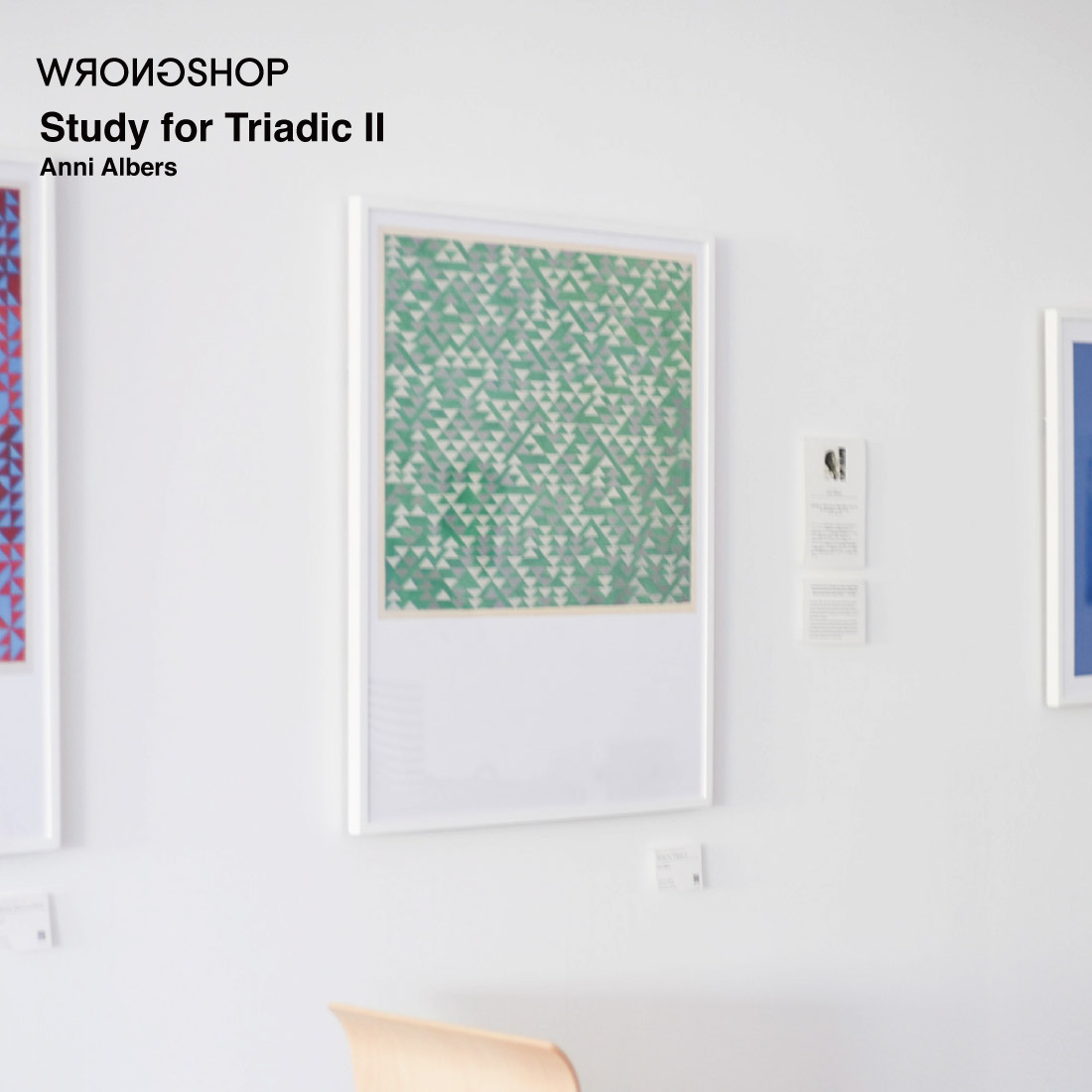 Study for Triadic II  ポスター / WRONGSHOP ロングショップ / Anni Albers アンニ・アルバース
